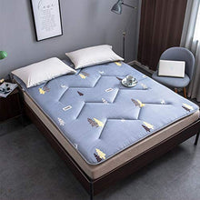 GEDHH Materassi Tatami,Pieghevole,Tessuto Confortevole,Bordo Tridimensionale,trapuntatura,Elastico Design,per dormitorio per Studenti,Hotel,Soggiorno,Camera da Letto,4 cm,B,90 * 200cm/35 * 79inch