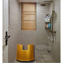 Sgabelli da Doccia e da Bagno Sgabello da Doccia Portatile Sgabello da Bagno concavo in plastica da Bagno Antiscivolo può trasportare 250 kg di Sedia da Doccia