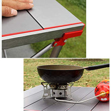 N/Z Daily Equipment Folding Table Adjustable Height Lightweight Portable Camping Table Bearing 200 kg 4 Chairs with Storage Bag for Barbecue Camp Beach Backyards Lake BBQ Party