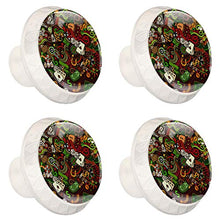 Cartoon Poker Würfel 4 PCS Pomelli per Porta, Pomolo per Mobile, Pomelli per Mobili con Viti, Maniglia per Armadietto, Pomelli per Porta, Pomelli per Cassetti per Porta, Armadio, Cassetto e Credenza