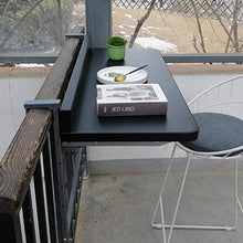 Tavolini da appoggio Tavolo da Balcone Pieghevole può Essere Appeso alla Ringhiera, Tavolino da Esterno, Tavolo da Bar in Metallo in Lega di Alluminio Tavolo da Parete, Regolabile in Altezza