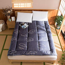 JanIST Giapponese Pieghevole Futon Tappetino Tatami, Trapuntato Morbido Portatile Coprimaterasso,Tutta La Stagione Premium Troppo Pieno Materasso Addensare-a 150x200cm(59x79inch)