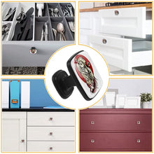 Set di 4 pezzi con maniglia quadrata per armadio da cucina, credenza, cassettiera, cassettiera, con viti, per cucina, comò, armadietto, bagno, armadio Vinatge Dragon tatuaggio giapponese