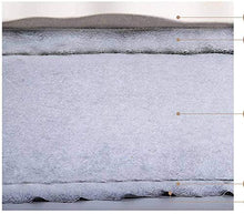 HANHJ Materasso Futon Pieghevole, Materassino Tatami Avvolgibile Morbido E Spesso Giapponese, per Studenti Ragazzi Ragazze Dormitorio/Casa Letto Pavimento,Gray-120×200cm