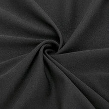 BTSKY, coprisedia elasticizzato nero con rivestimento per schienale, per sedia girevole, sedia da pranzo, sgabello da bar, sedia da bar