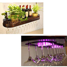 LWW Wine Rack, cremagliera di vetro di vino/a soffitto attaccatura del supporto di bottiglia del vino supporto del metallo ferro vetro vino Holder alta Cup/Altezza regolabile Rack Wine Glass,60 *