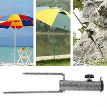 Mrriyai Ancoraggio per Sabbia per ombrellone Ombrellone Anchor Beach Supporto per ombrellone in Metallo Ombrello di Ancoraggio Ombrellone da Spiaggia Sabbia Anchor Spiaggia Ombrellone Anchor Ø 36mm
