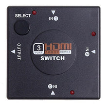 SaySure - Mini 3 Port HDMI Switch Switcher HDMI Splitter HDMI Port for HDTV