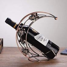 Lxlxq Cremagliera del Vino di Stile Europeo cremagliera di Vino in Ferro battuto cremagliera del Vino in Stile retrò