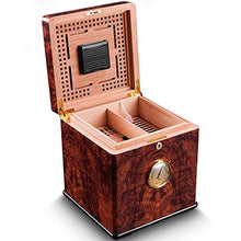 Cigar Box, Cigar Humidor Legno di Cedro Cigar Box Idratante Box Piano Vernice Grande capacità può Contenere 100 Alta qualità (Size : 26x26x28.8cm)