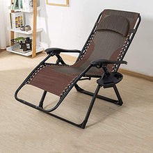 Sedia da Salotto Pieghevole Sedia Reclinabile Balcone Spiaggia Lettino da Sole Poltrona Schienale Home Office Sedia da Pisolino Casual Patio Giardino Reclinabile per Esterni