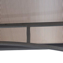 Outsunny Gazebo da Giardino per Barbecue, Doppio Tetto Anti-UV e Struttura in Acciaio con Mensole, 240x150x250cm, Nero