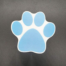 TOPBATHY 4 Pezzi Adesivi per Impronte di Cani Adesivi per Vasca Antiscivolo Decalcomanie Autoadesivi per Vasca (Grigio + Blu)
