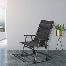 Sedia a dondolo da giardino, sedia a dondolo pieghevole, regolabile, sedia a dondolo, sedia a dondolo, 104 x 66 x 100 cm