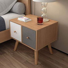 DGHJK Mobili per la casa, Comodino da Comodino con Armadio a 2 cassetti in Stile Mid-Century , 19,2 '' e Tempi; 15,7 '' e Tempi; 18,5 ''