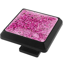 rosa 3 PCS Pomelli per Porta, Pomolo per Mobile, Pomelli per Mobili con Viti, Maniglia per Armadietto, Pomelli per Porta, Pomelli per Cassetti per Porta, Armadio, Cassetto e Credenza