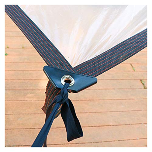 LXHONG Copertura Impermeabile Per Tenda Da Sole，Copertura In Tela Trasparente Con Asola In Alluminio，Telone Pieghevole Facile Da Trasportare Ombra Copertura Per Mobili Da Giardino Tetto, Personalizzab