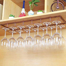 LLT Wine Rack, Cremagliera Della Decorazione Della Parete Della Novità, Wine Rack Ripiano in Vetro Calici Goblet Rack Sotto Mensola Ferro Rivestimento Attaccatura Del Supporto Di Cremagliera Di Bronz