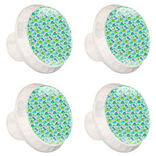 Maniglie per cassetti Manopole per cassetti Manopole rotonde Confezione da 4 per armadietto, cassetti, cassettiere, cassettiere ecc - Dinosauri