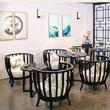 FYMDHB886 Divano Singolo Cafe Porta Carte Singolo Poltrona in Stile Cinese Poltrona per casa Balcone Piccolo Divano per Il Tempo Libero Poltrona per Esterno Poltrona per Studio