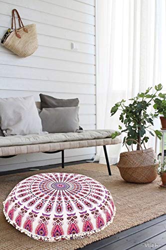 Ganesham Indiano Cuccia Boemia Meditazione Cuscino di Pouf ottomano Boho