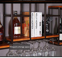 KEWEI - Supporto per Fiori da Cucina, da Parete, in Legno, Stile Vintage, per Bottiglie di Vino