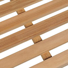 vidaXL Panca da Giardino con Cuscino Verde 240 cm in Massello di Teak