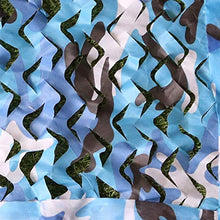 AWCPP Camo Reteting Shading Net Blue Sea Blue Camouflage Network | Netting Camo | per la Decorazione Del Parasole Caccia Dei Ciechi,a,8 × 9M.