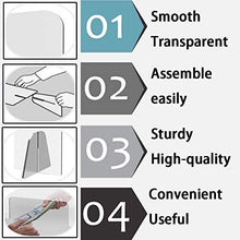 WLHER Barriera Portatile in plexiglass, 4 MM Pannello di Protezione da Banco Trasparente per Farmacie,Uffici,Negozi e Supermercati, Facile da installare,60 * 80cm