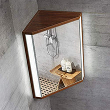 Specchi per il trucco a parete Specchio a parete per bagno con led Specchio per bagno con illuminazione a doppio strato da 5 mm Armadietto con 2 scomparti e interruttore a pulsante, Specchio per