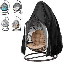 KDR - Coprisedia da giardino, impermeabile, anti-polvere, con cerniera, per veranda, per sedie a dondolo da giardino, con borsa per sedie a dondolo da giardino, 190 x 115 cm