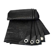 Panno dello Schermo Sunblock Nero con Occhielli, Il 90% UV Nero tonalità della Maglia Tarp per Patio Prato Serra Barn Canile o Piscina, 85g / ㎡ (Size : 3×5m)