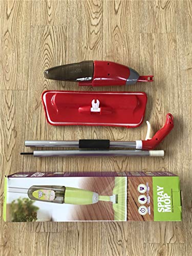 SSAYY Spray Mop Mop per Pavimenti Spray con Cuscinetti Riutilizzabili in Microfibra Mop per Manico A 360 Gradi per Cucina di Casa Piastrelle in Ceramica in Legno Laminato Pulizia del Pavimento