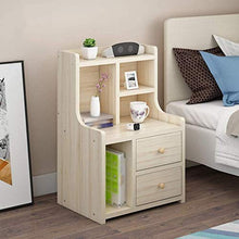 File cabinets Comodino tavolino Comodini Open Storage con Doppio Cassetti Camera Semplice Governo di immagazzinaggio 42.5X30X70CM Cassetti (Color : C)