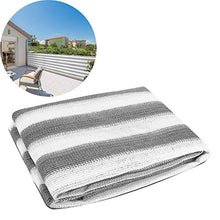 JHFSW Balcone Privacy Screen Bianco Grigio recinto Deck Ombra Vela Yard Copertura Anti-UV di Protezione del Vento