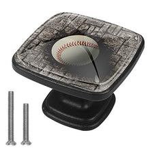 Baseball muro di mattoni incorporato Pomelli per Porta Set di 4 Pomelli per Mobili Manopole per Cassetti Cucina Armadio Vetro