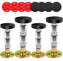 4pcs Bed Frame Anti-Shake Strumenti,Testiera regolabile Bed Frame tappi antishake Fixer, con 8 dadi esagonali no più Wobble…