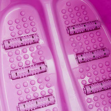 Massaggiatori Elettrici per I Piedi Pediluvio Massaggiatore Vasca Plastica Casa per Massaggi Spessi Secchio per Lavaggio Piedi con Coperchio ZHANGGUOHUA (Color : Purple)