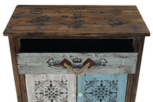 Mendler Serie Vintage Como cassettiera Legno Stile Spagnolo Modello Funchal 40x80x84cm
