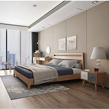 DGHJK Mobili per la casa, Comodino da Comodino con Armadio a 2 cassetti in Stile Mid-Century , 19,2 '' e Tempi; 15,7 '' e Tempi; 18,5 ''