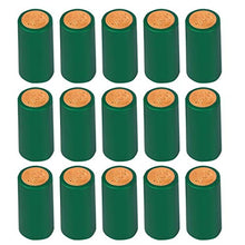 jojofuny 100 Pz Pellicola Termoretraibile Tappo Sigillante Pellicola per Bottiglie di Vino Tappo Termorestringente Verde