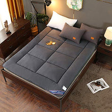 Yamyannie-Home Spesso Tatami Materasso Pieghevole Materasso (Colore : Grigio, Dimensione : 180x200cm)