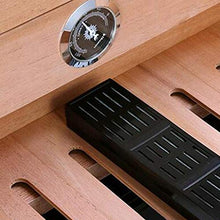 Cigar Humidor Cigar Box a Tre Strati Cigar Box Importato Cigar Cabinet Sigaro Governo di immagazzinaggio Grande capacità Cigar Cabinet Piano verniciatura Multistrato Bagagli