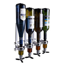 ZHXYY Portabottiglie a Parete, distributore di liquori a 4 Teste Portabottiglie per Vino Portabottiglie per Cocktail per Bar di casa