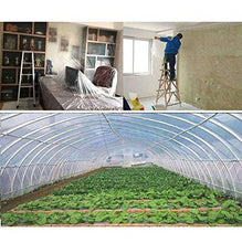 JX-PEP Trasparente incatramata, Clear Impermeabile Tarp incatramata Foglio, Giardino Tarp, Anti congelamento Antipioggia Film Panno Isolamento Canopy PE plastica,3 * 5m