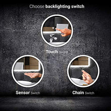 ALASTA® Specchio | Specchio a Muro Controluce LED | Seattle | Personalizza Specchio LED Deluxe | Colore LED - Bianco Freddo/Caldo