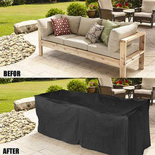 Fodere per mobili da giardino impermeabili, fodere per mobili da giardino impermeabili, fodere per mobili per riporre, impermeabili resistenti durevoli, anti-UV, anti-sbiadimento, set di mobili i