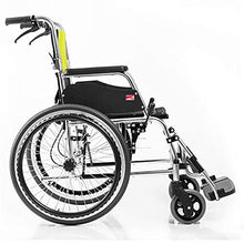 Carrozzine Semoventi, Portatile Transito Viaggio Portatile Multifunzione Pieghevole, con Pneumatici Stabile Anziani/Disabili Trolley da Viaggio Sedia da Trasporto Senior/Disabili Scooter A