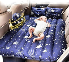 HongLianRiven Lettino da Viaggio Letto Gonfiabile Air Car Bed Auto Universale Comfort di Viaggio Cuscino del Sedile Bambino Materassino Cuscino d'Aria con Air Pump, Campeggio Esterno Viaggio Pad 5-19