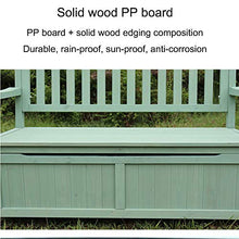 Panche per il tempo libero in legno anticorrosivo per esterni, panchine per patio con armadietti, panchine per veranda con schienali e braccioli, cortili, giardini, aria aperta, balconi